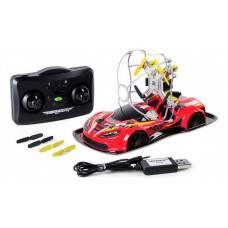 Air Hogs Radio Controlled 2-in-1 Drone Power Racers - Red