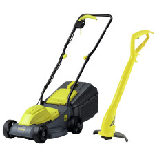 Challenge Corded Lawnmower 1000W + Grass Trimmer 250W (B Grade)