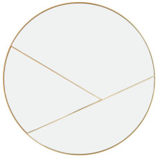 Habitat Kade Round Sectional Mirror - Gold