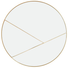Habitat Kade Round Sectional Mirror - Gold