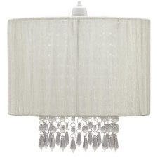 Home Grazia Voile Droplets Light Shade - Cream