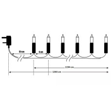 Habitat 199 Warm White Multi-function Timer LED Lights -12.4m