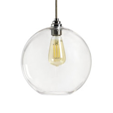 Habitat Toba Pendant Glass Light Shade - Clear