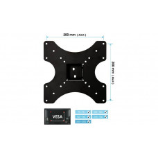 AVF Standard Tilting Up To 40 Inch TV Wall Mount