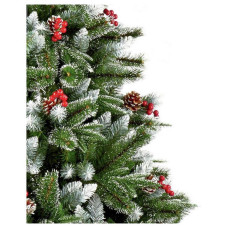 Premier Decorations 6ft New Jersey Spruce Berry & Cone Christmas Tree - Green