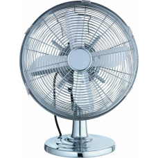 Challenge Chrome Oscillating Desk Fan - 12 Inch