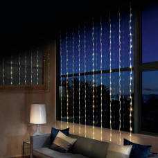 Premier Decorations Warm White Christmas Window Lights - 240 LED's