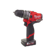 Milwaukee M12FPDXKIT-602X 12v Fuel Removable Chuck Percussion Drill (No Extra Heads)