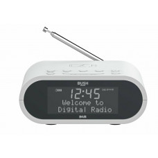 Bush Wireless Charging DAB Clock Radio - White