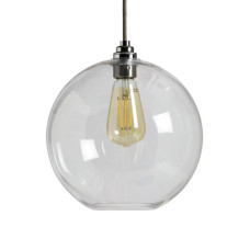 Habitat Toba Pendant Glass Light Shade - Clear