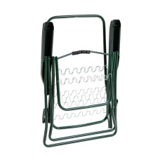 Home Folding Metal Reclining Garden Chair - Green
