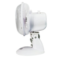 Challenge 7 Inch Oscillating Desk Fan - White