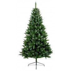 Premier Decorations 7ft Scandinavian Fir Hinged Christmas Tree- Green