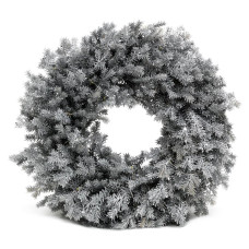Habitat Christmas Wreath - Silver