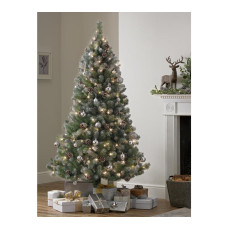 Habitat 6ft Blue Oscar With Pine Cone Christmas Tree