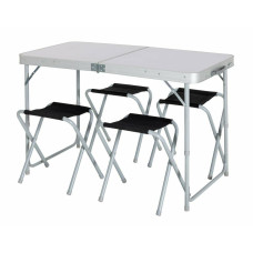 Pro Action 120cm Folding Table With 4 Stools