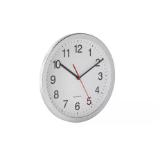 Habitat Radio Controlled Wall Clock - Silver