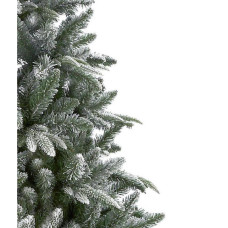 Premier Decorations 7ft Flocked Lapland Spruce Christmas Tree - Green