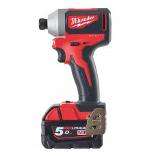 Milwaukee M18BLID2-502X 18v Brushless 1/4in Hex Impact Driver