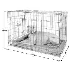 Home Double Door Dog & Cat Crate Cage - Extra Large