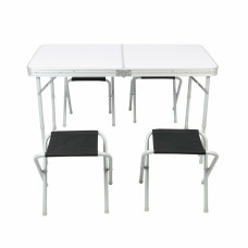 Pro Action 120cm Folding Table With 4 Stools