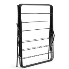 Home 14m 3 Tier Indoor Clothes Airer - Black