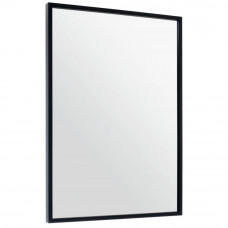 Habitat Dark Birch 70 x 100cm/28 x 39in Rectangular Wall Mirror - Black