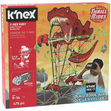 K'NEX T-Rex Fury Roller Coaster Building Set