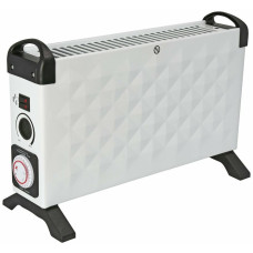 Challenge Diamond 3kw Convector Heater With Timer - White