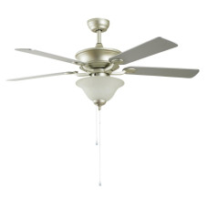 Home Uplighter Ceiling Fan - Satin Nickel 