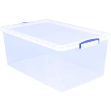 Really Useful 62 Litre Clear Storage Box (No Lid)