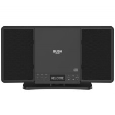 Bush Flat CD Micro System - Black (No BlueTooth)