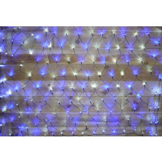 Premier Decorations 360 LED Net Christmas Lights - Blue & White