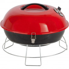 Home Charcoal Portable Round BBQ - Red