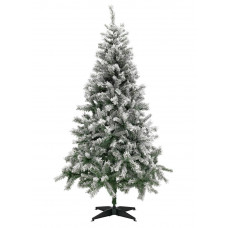 Home 6ft Snow Covered Christmas Tree - Green