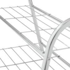 Habitat Boutique 2 Tier Wire Shoe Rack – Chrome